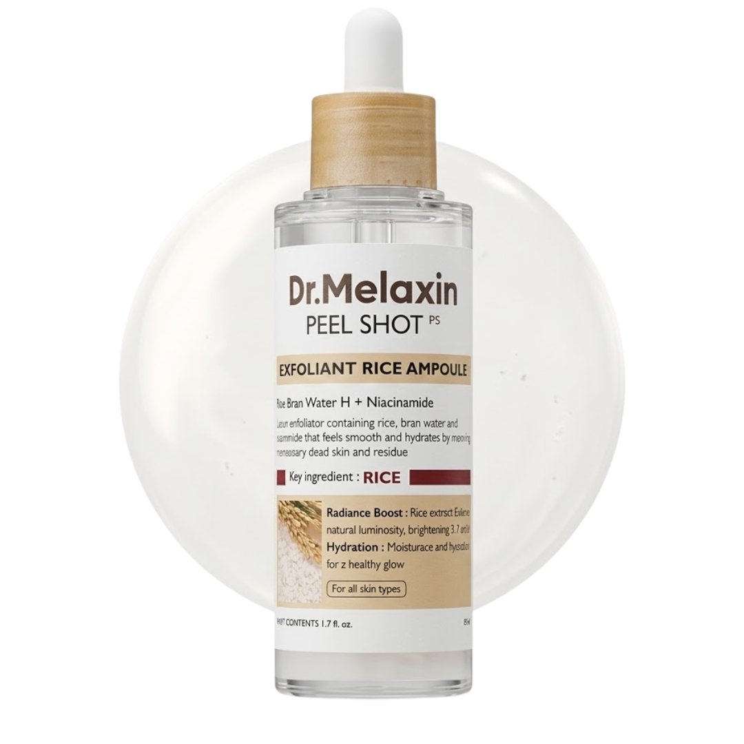 Dr.Melaxin-Peel-Shot-Exfoliating-White-Rice-Ampoule-80ml.png Dr.Melaxin Peel Shot Exfoliating White Rice Ampoule 80ml – Image 1