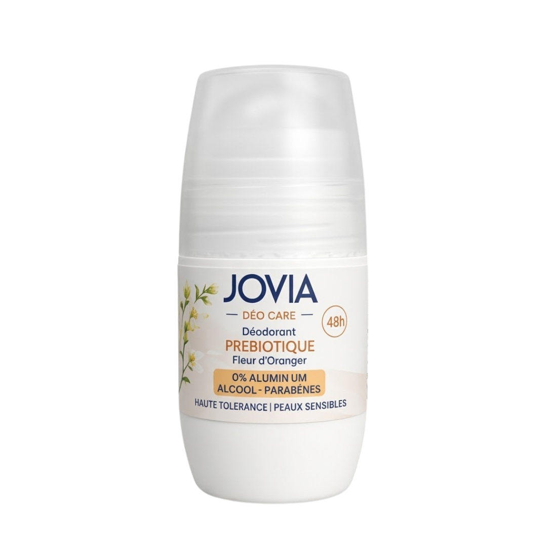 Jovia-Deodorant-Prebiotique-Fleur-doranger-60ml.png Jovia Deodorant Prebiotique Fleur D'oranger 60ml – Image 1
