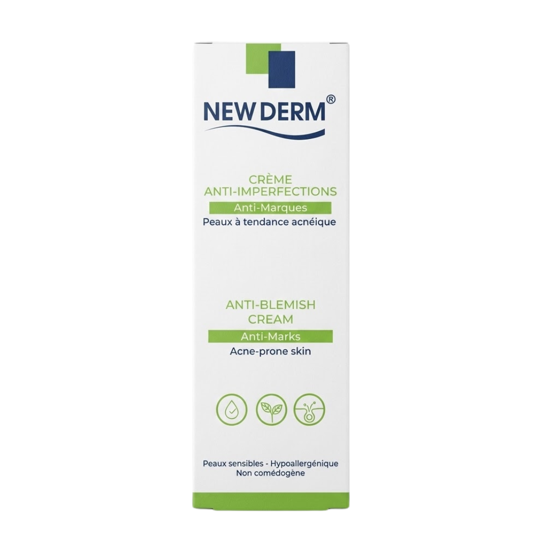 New-derm-Creme-Anti-Imperfection-40ml.png New Derm Creme Anti-Imperfection 40ml – Image 1