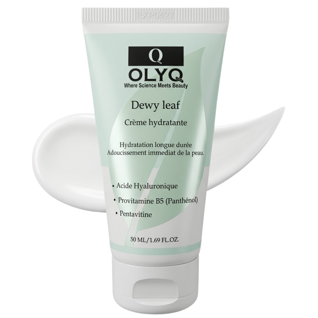 OLYQ-Dewy-Leaf-Creme-Hydratante-50ml.png OLYQ Dewy Leaf Creme Hydratante 50ml – Image 1
